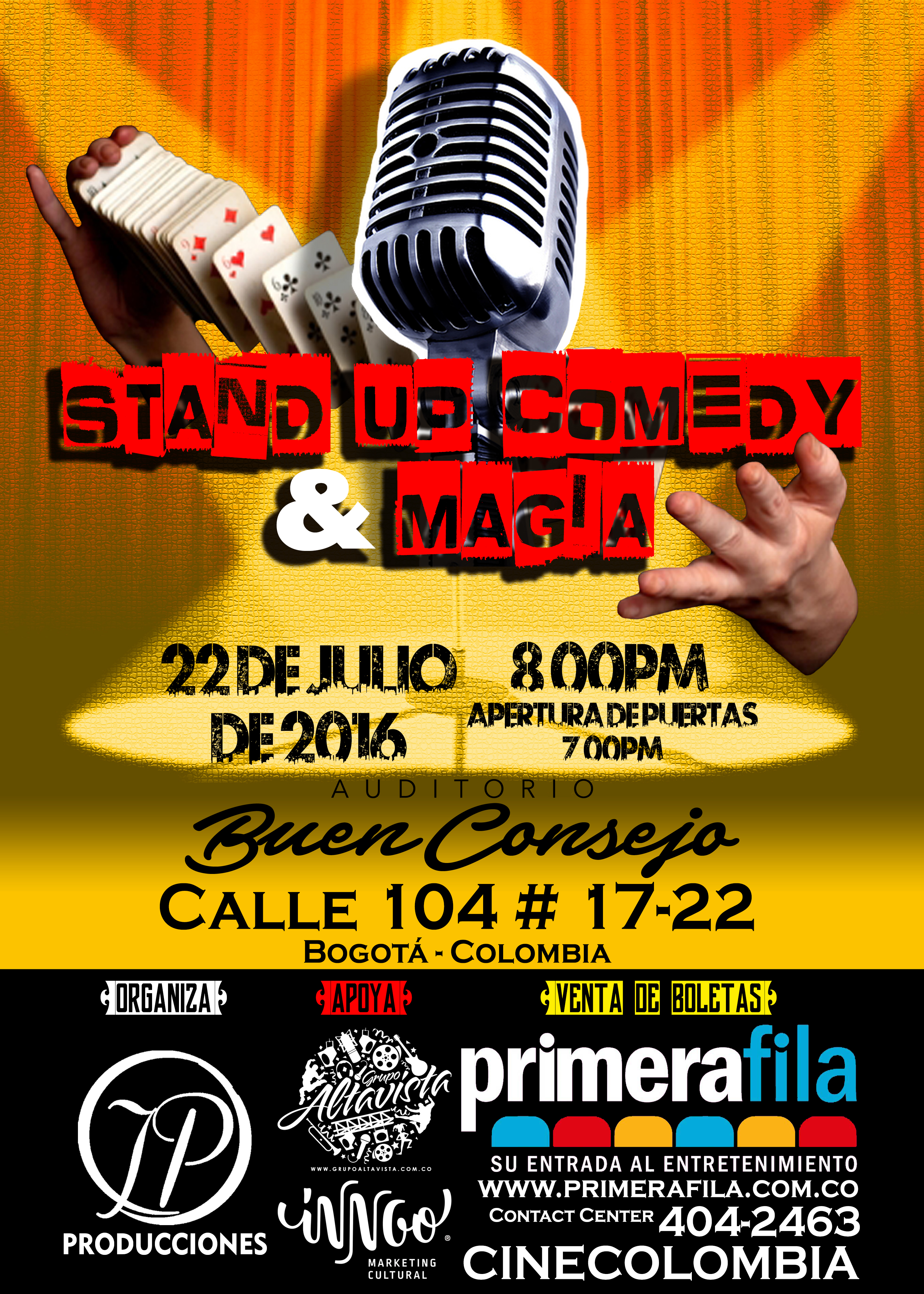 STAND UP COMEDY Y MAGIA